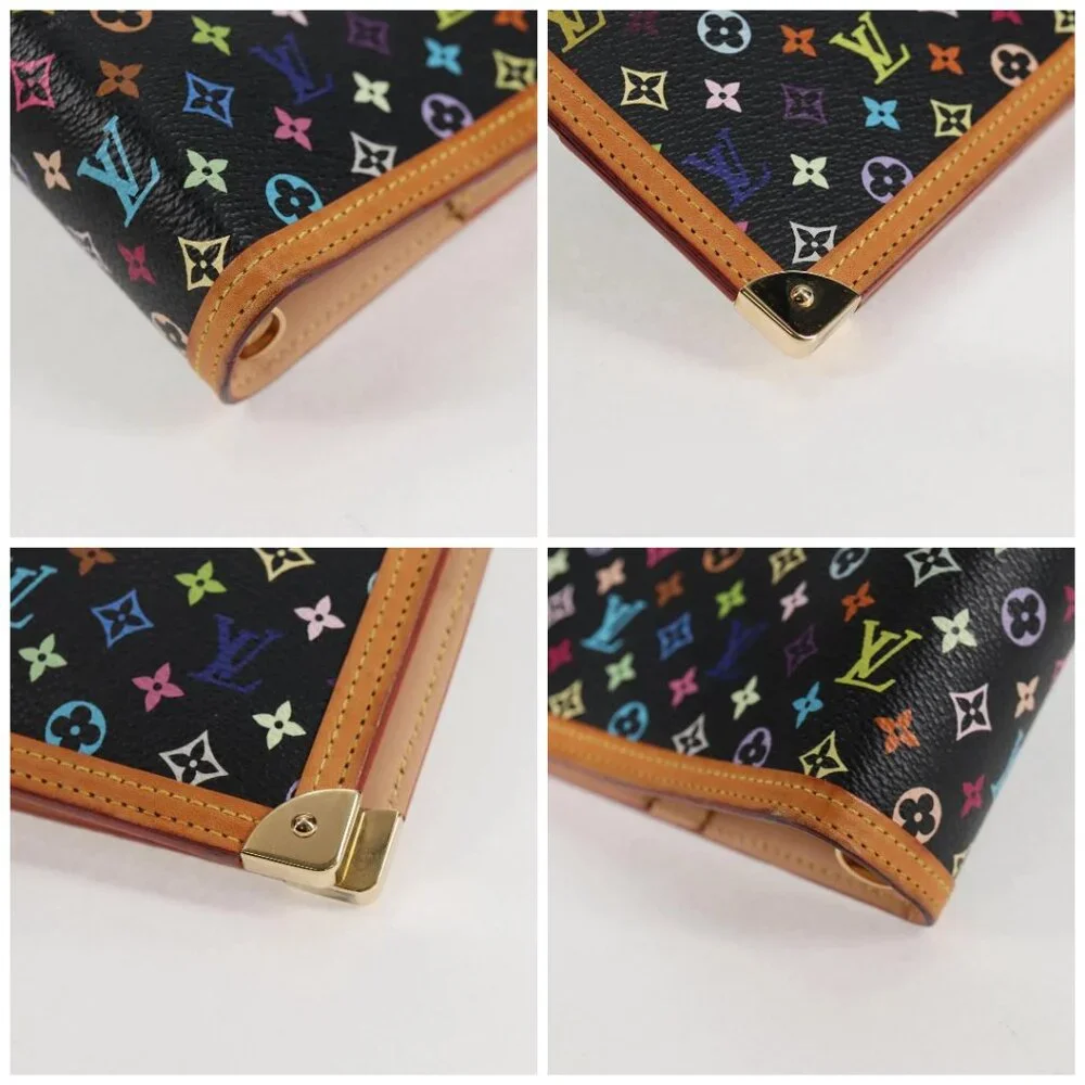 LOUIS VUITTON Multicolor Agenda GM Day Planner Cover Black